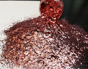 Glitter - Rose Gold Medium Glitter | Resin Art | Earrings & Jewellery | Body Art | Crafts | Tumbler Making | Slime