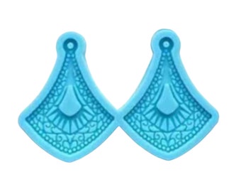 Swinging Dangle Silicone Earring Mould | Ideal for Resin Earrings, Keychains or Decorations