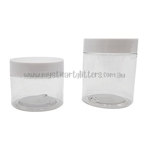 Jars 60ml & 100ml | Ideal for - Glitter | Beads | Polymer Clay Slices | Crafts