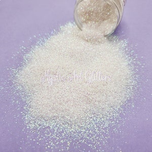 Glitter - Beguile | Very Fine White | Resin Art | Slime | Festival Fun | Nail or Body Glitter | Crafts | Tumbler Making