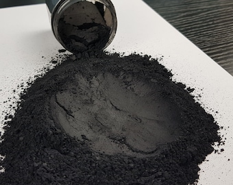 Mica Powder - Black 28gm | Cosmetics | Crafts | Resin | Soap | Candles | Nails | Bath Bombs | Slime | Body
