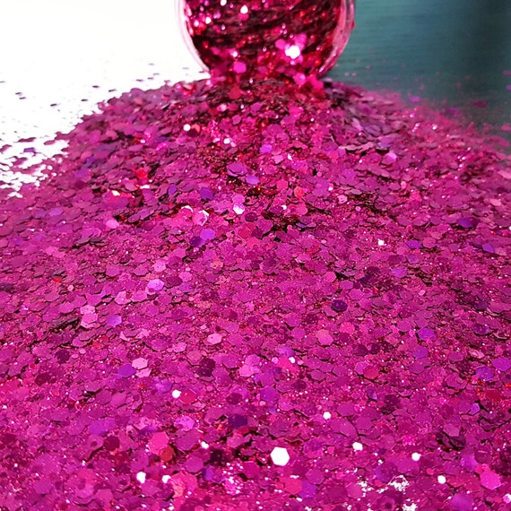Gold Pink Mix Chunky Glitter for Resin Epoxy Crafts 