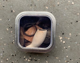 London Thames Mudlark Treasure Tin