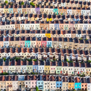 Bristol Photo Print - Colourful Houses of Bristol