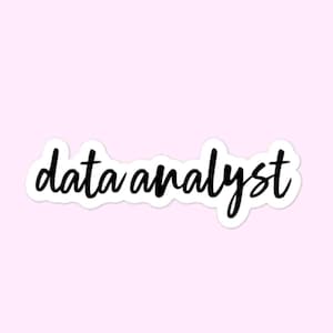 Data Analyst Stickers, Data, Analytics, Marketing Bubble-Free Stickers
