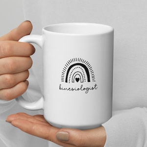 Kinesiologist Dainty Rainbow, Kinesiology, Physical Therapy Mug