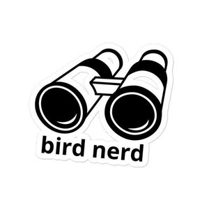 Bird Nerd Bubble-Free Stickers