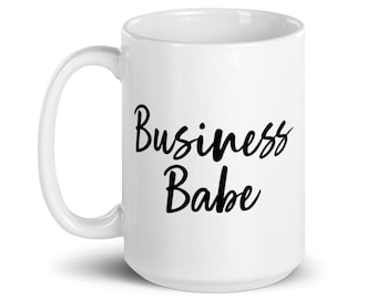 Business Babe White Glossy Mug