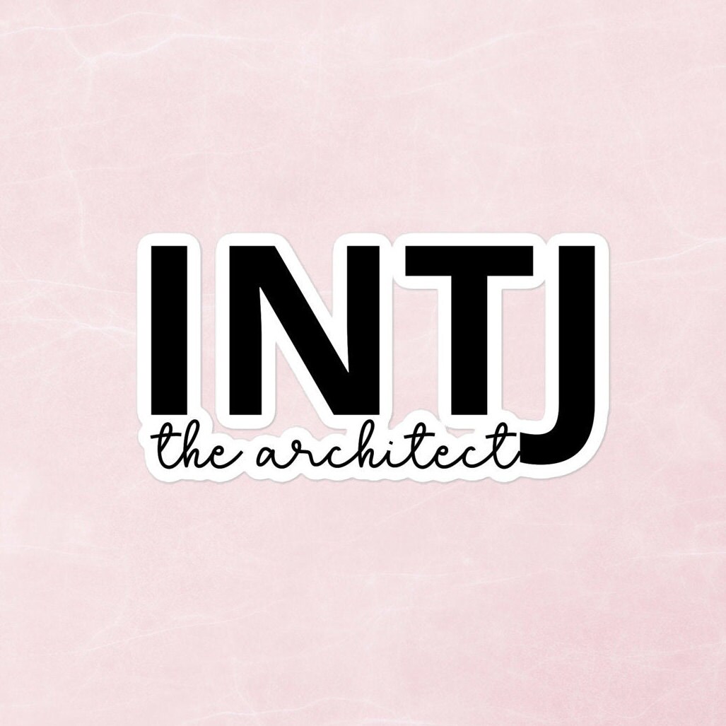 INTJ the Architect MBTI Personality Type Myers Briggs Etsy Denmark