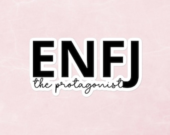ENFJ The Protagonist Stickers | Personality Type, Psychology Bubble-Free Stickers
