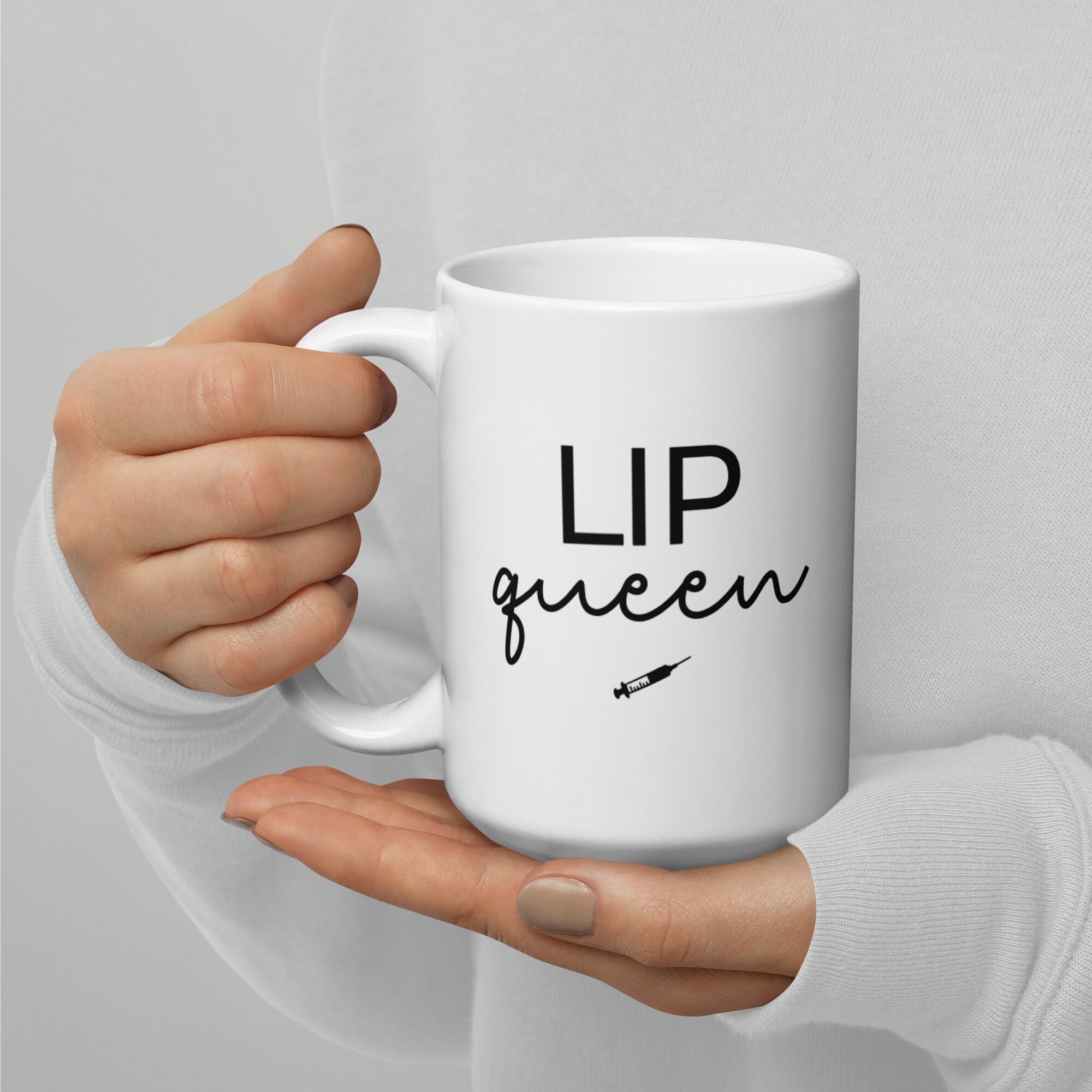 Lip Queen Syringe, Nurse Injector, Aesthetic Cosmetic Injector Mug