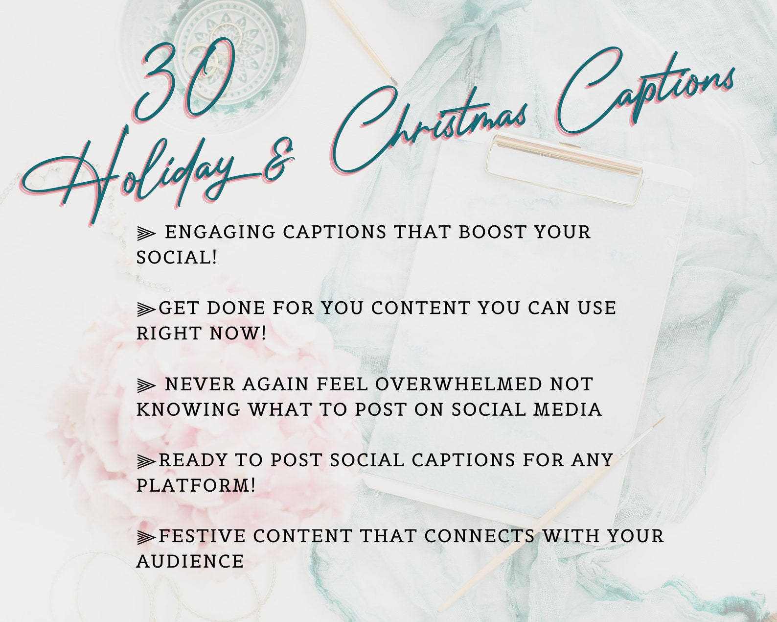 30 Christmas Holiday Captions Done for You Increase Your Social Media Reach With Engaging 