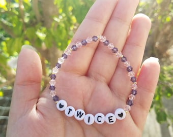 Twice Kpop Member Beaded Bracelets | Nayeon | Jihyo | Mina | Momo | Sana |Jeongyeon | Chaeyoung |Dahyun | Tzuyu | Kpop