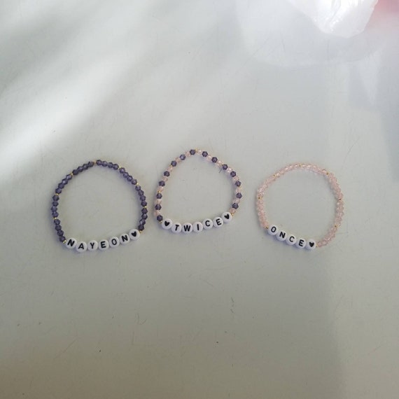 Twice Kpop Beaded Bracelet: Member Choice - Etsy