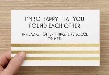 Funny Wedding Card | BOOZE METH | Perfect for Anniversary or Engageme…