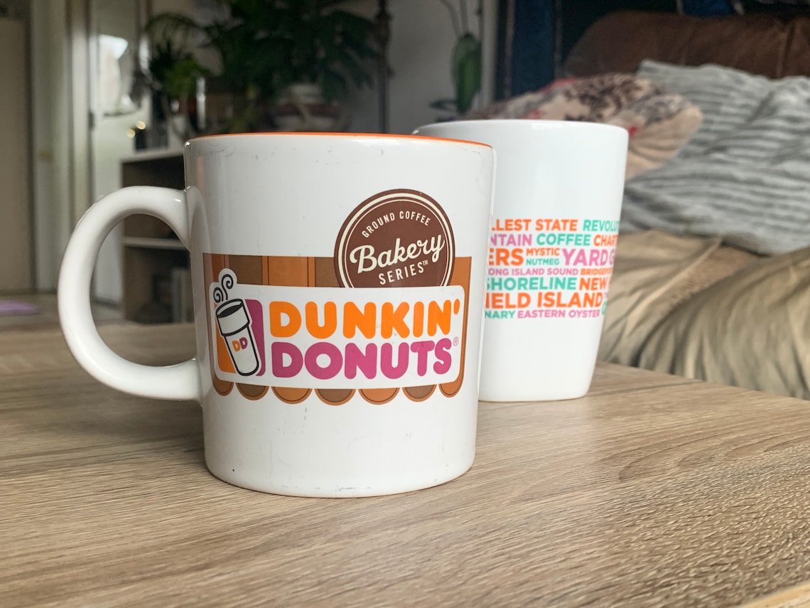 Double Dunkin donuts matching mugs Etsy