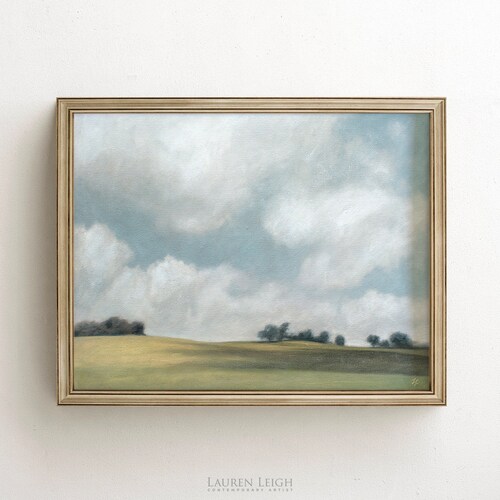 Landscape Oil Painting Fine Art Print Modern Home Decor Wall Etsy