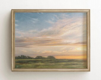 Landscape Oil Painting Fine Art Print | Modern Home Decor Wall Art Print