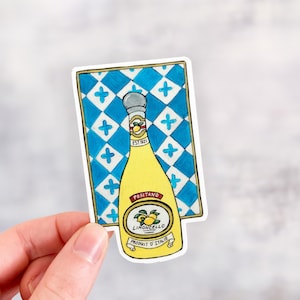 Italy sticker, Limoncello sticker, Limoncello gifts, Amalfi Coast sticker, Limoncello wedding favors, Italy souvenir, Italian gift basket