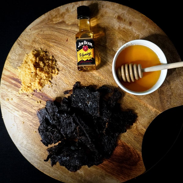 Honey Bourbon Beef Jerky - 3oz bag