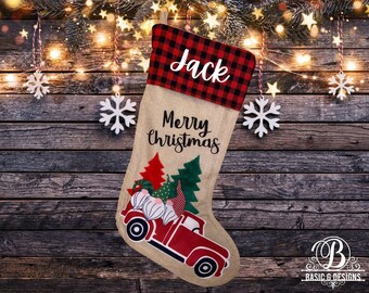 Kabouter kerstkousen, gepersonaliseerde kerstkousen, kerstkousen gepersonaliseerde kerstkousen gemonogrammeerd kerst