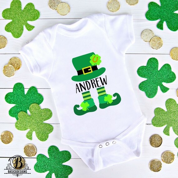 Saint Patricks Day Onesie Leprechaun Baby Bodysuit St Patricks Day Baby St Patricks Day Outfit Baby Bodysuit Shamrock Baby Bodysuit Etsy UK