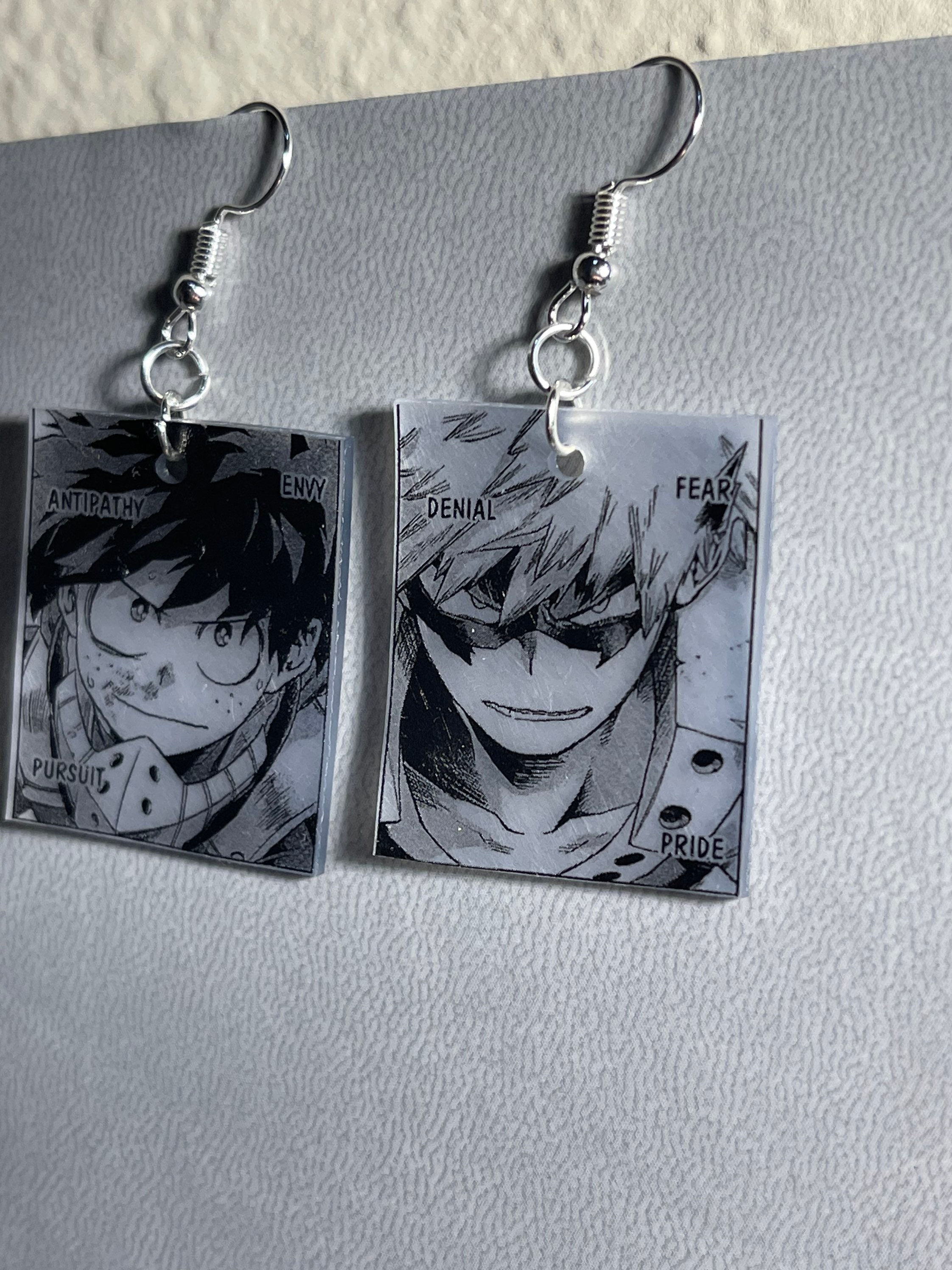 Buy EARRINGS Anime Accessories Manga Panel Online in India - Etsy