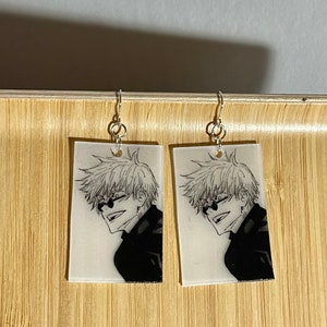 MANGA EARRINGS| anime accessories| manga panel jewelry|Handmade fashion jewelry| Manga earrings|