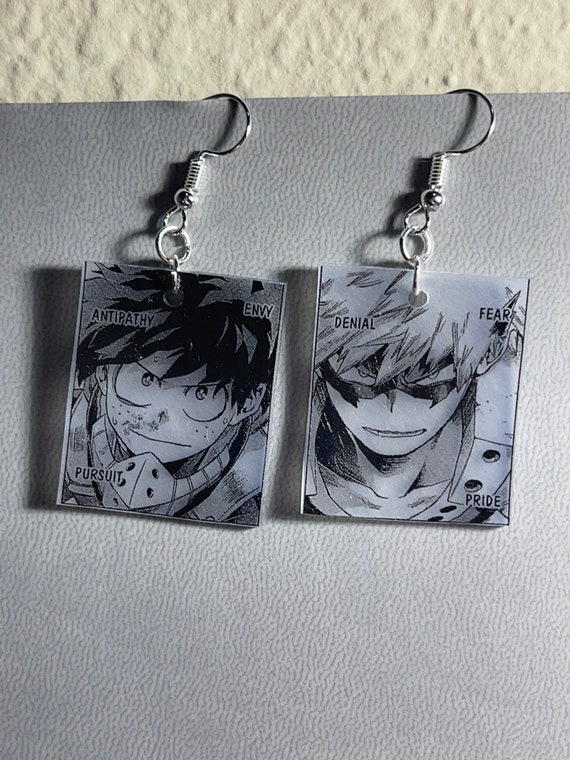 Anime Manga Panel Earrings -  Sweden