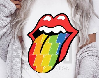 Download Rainbow Tongue Svg Etsy