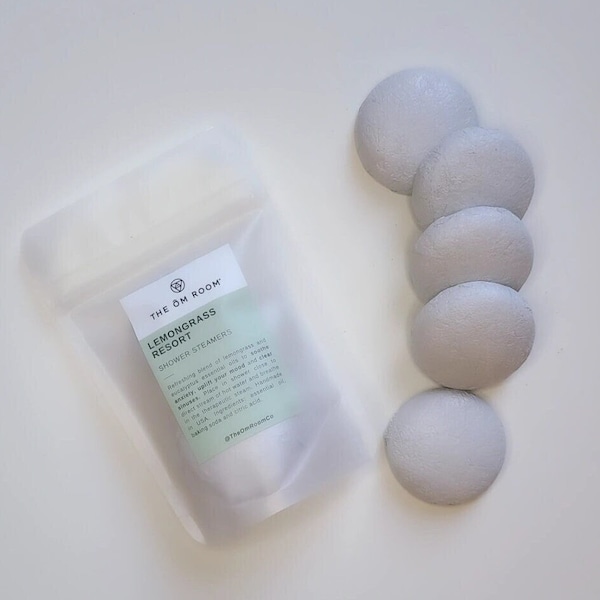 Lemongrass Resort Shower Steamers | 100% Essential Oils | Natural