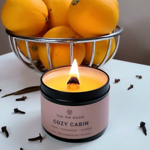 Cozy Cabin Essential Oil Candle