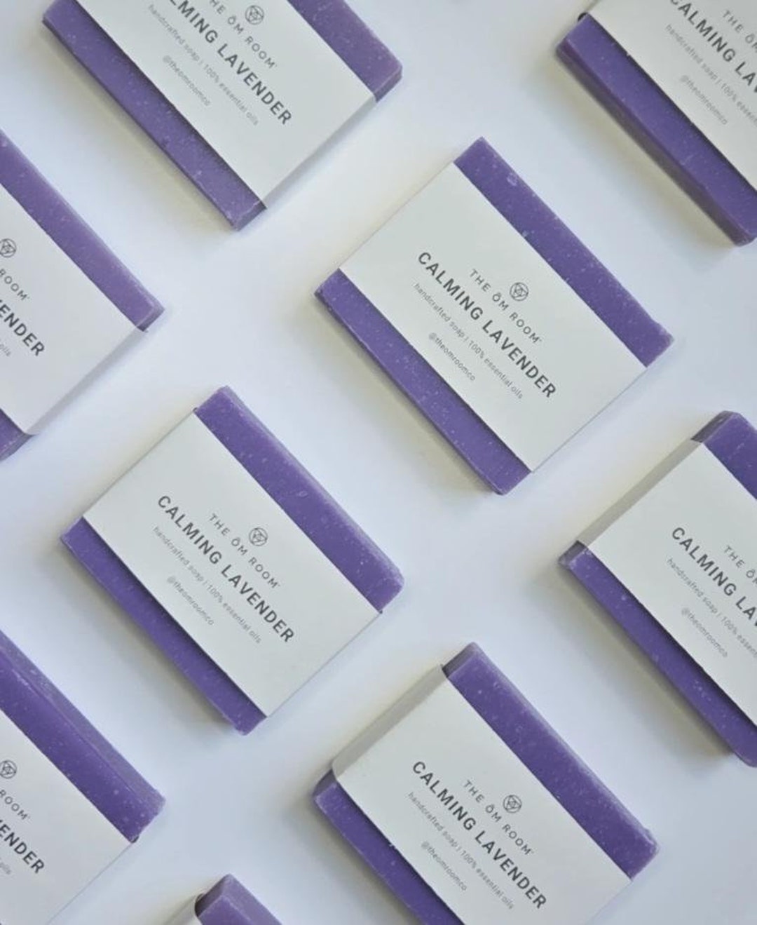 Calming Lavender Essential Oil Soap Bar | Natural Non-toxic Handmade ...