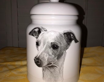 greyhound cookie jar
