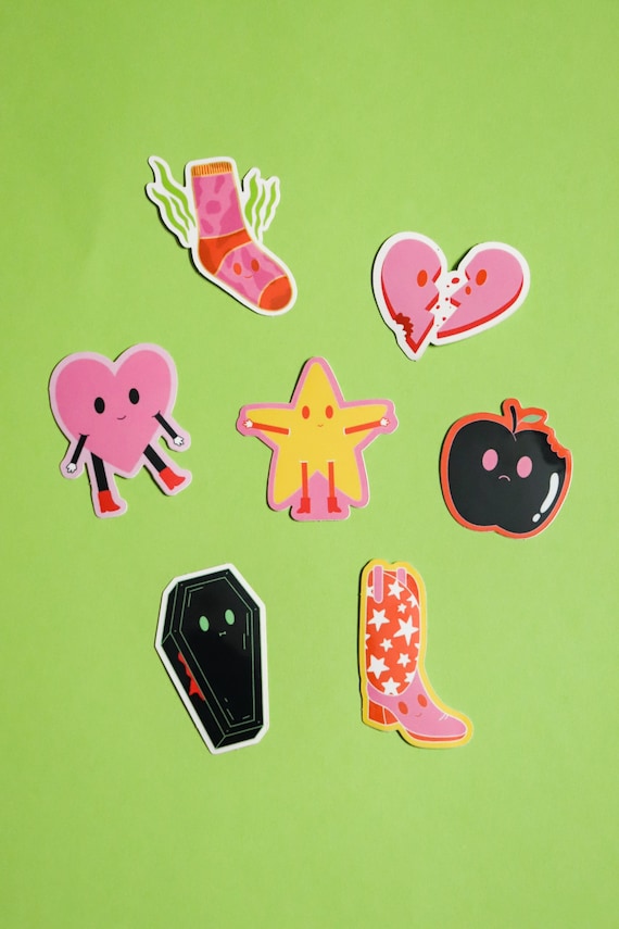 LITTLE FRIENDS - INANIMATE Objects Sticker Pack | Waterproof Glossy Vinyl Die Cuts | Little Stickers | Gift For Friends | Junk Journal