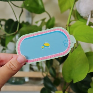 POOL DAY Vinyl Sticker | Waterproof Glossy Die Cut | Pool Sticker | Summer Sticker | Gift For Her | Gift For Friends | Junk Journal Sticker