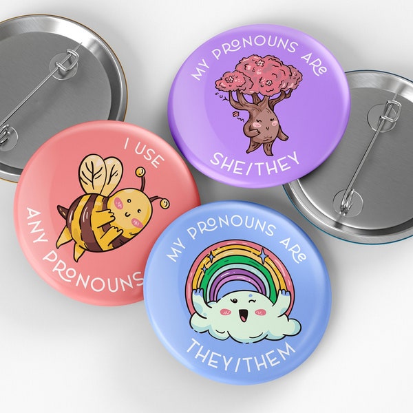 Cute Pronouns Etsy