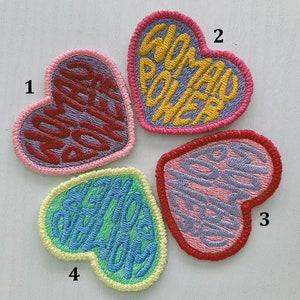 Feminist Patches | Feminist Patch | Woman Power Patch | Embroidered Patch | Iron on patch | Sew on patch