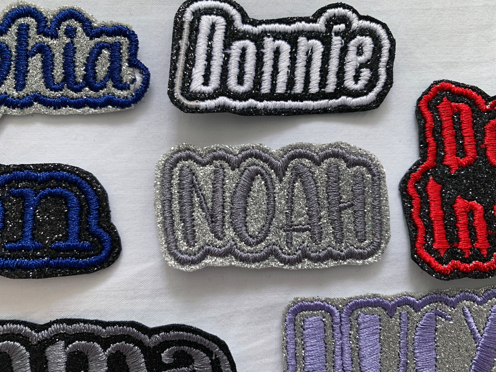 Personalised Embroidered Name Patch Badge Iron or Sew on Etsy UK