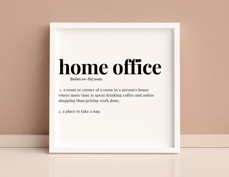 Funny Home Office Decor Office Wall Art Home Office Decor - Etsy