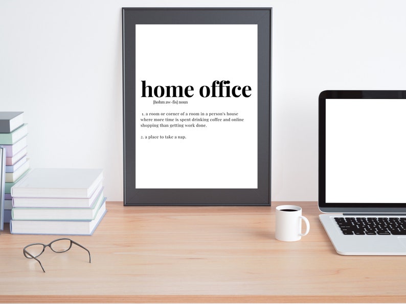 Funny Home Office Decor Office Wall Art Home Office Decor | Etsy