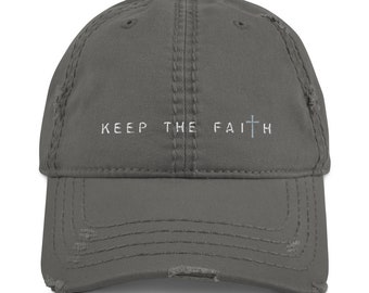 Jesus Hat Christian hat Christmas gift, Baptism gifts, summer hat, gift for Christian, keep the faith, christian