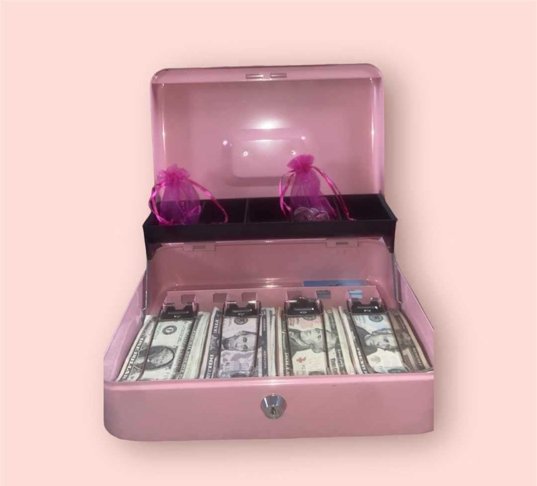 Cash Box for Saving Personalized Saving Money Tracker Etsy