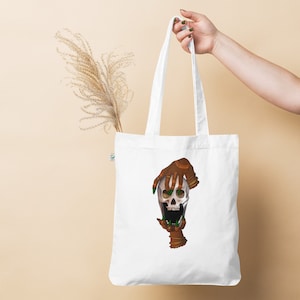 Skull - Organic fashion tote bag