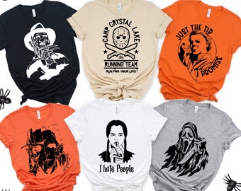 Horror Movie Halloween Shirts