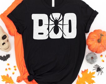 Fun Halloween Boo Shirt, Halloween Shirt, Trick or Treat t-shirt, Funny Halloween Shirt, Boo Spider Shirt 2021 Cute, Halloween Tee Shirt