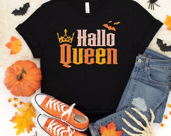 HalloQueen, Halloween Shirt, Trick or Treat t-shirt, Funny Halloween Shirt, Gay Halloween Shirt
