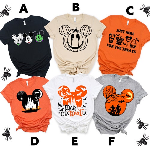 Disney Halloween Shirtsdisney Halloween Family Shirtsdisney Etsy