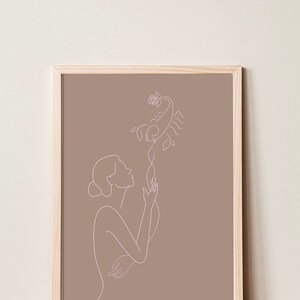 Impresión / Signo de estrella / Escorpio / Ilustración / A4 / | Etsy