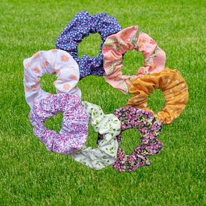 Flower Scrunchies